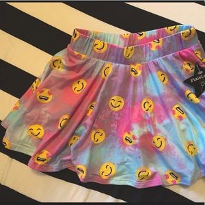 Pixie Lane SKORT with smiley face emojis.
